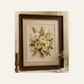 Botanical Portrait framed wedding flower preservation filling the product image