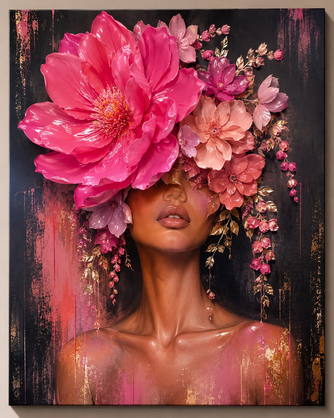 Floral Muse sculptural botanical portrait