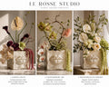 Fashion House Contemporary Art and Mediterranean Modern floral directions