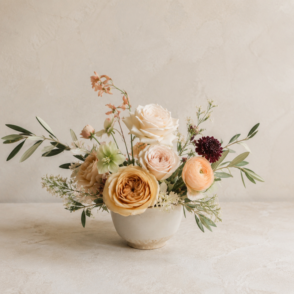 Le Rosse Studio Petite Gesture seasonal flower arrangement