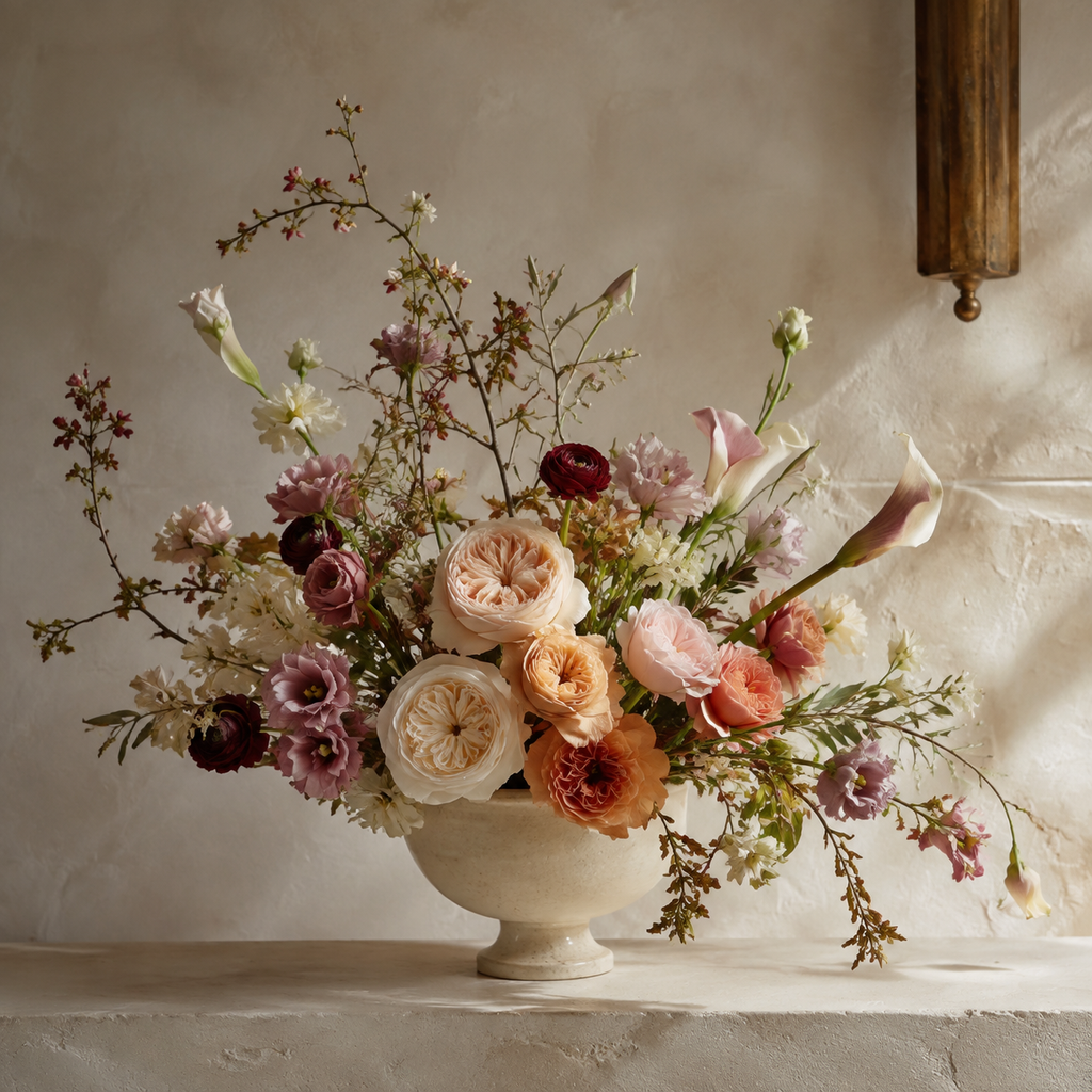 Le Rosse Studio Statement seasonal flower arrangement