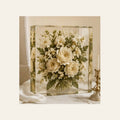 Sculptural Heirloom resin wedding flower preservation filling the product image